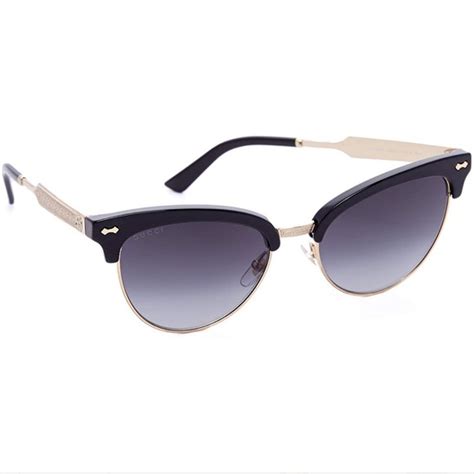 gucci gg 4283 s glasses|Gucci GG 4283/S ANW90 Black & Gold Sunglasses .